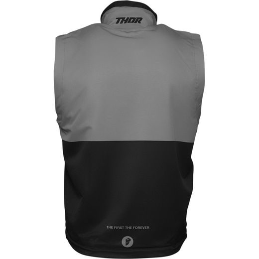 VESTA WARM UP VEST BLACK/CHARCOAL