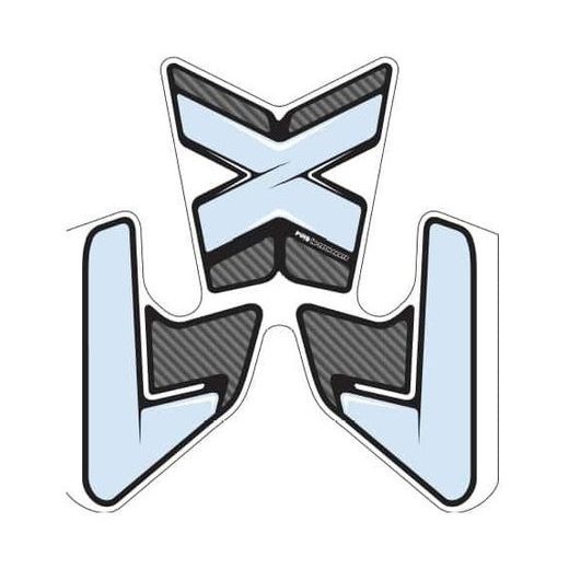 TANK PAD PUIG SPECIFIC 9302C KARBÓNOVÝ VZHĽAD S BOČNOU ČASŤOU