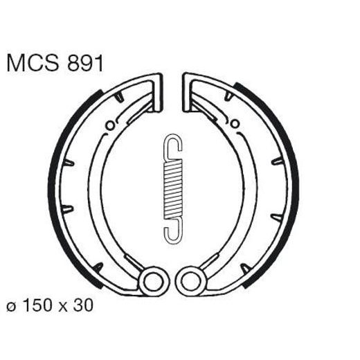 BRZDOVÉ ČEĽUSTE LUCAS MCS 891