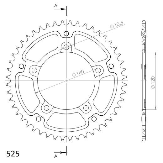 REŤAZOVÁ SADA EK - STRIEBORNÝ CHAIN 525 ZVX, X-RING (X, NX, QX, XS), CHK FRONT SPROCKET JT CHK RUBBER CUSHIONED, CHK REAR SPROCKET SUPERSPROX STEALTH PRE SUZUKI DL 650 V-STROM 2007-2024