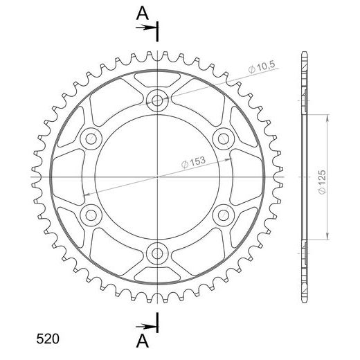 REŤAZOVÁ SADA EK - STRIEBORNÝ CHAIN 520 Z/3D, X-RING (X, NX, QX, XS), CHK FRONT SPROCKET SUPERSPROX, CHK REAR SPROCKET SUPERSPROX PRE HONDA XR 600 R 1991-2000