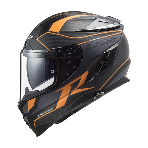 FF327 CHALLENGER C GRID MATT CARBON ORANGE