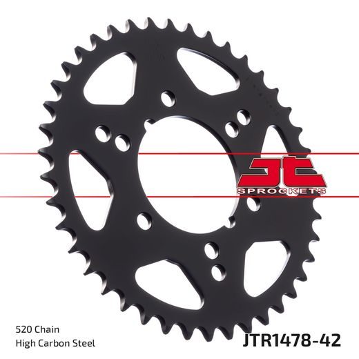 REŤAZOVÁ SADA EK - STRIEBORNÝ CHAIN 520 SRX, X-RING (X, NX, QX, XS), CHK FRONT SPROCKET JT, CHK REAR SPROCKET JT PRE ATV POLARIS TRAIL BOSS 325 2000