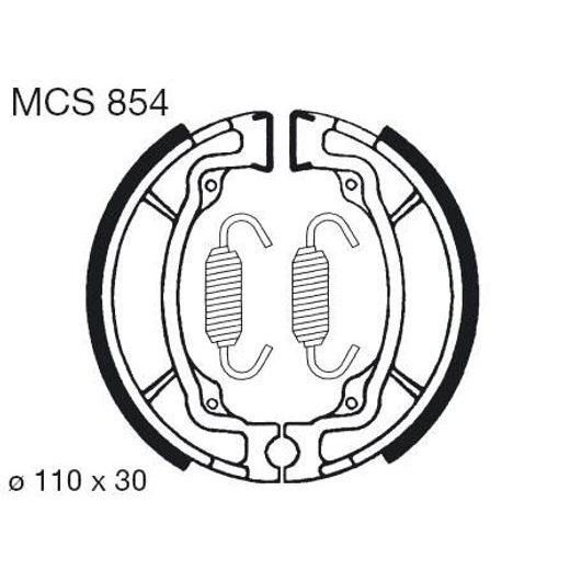 BRZDOVÉ ČEĽUSTE LUCAS MCS 854