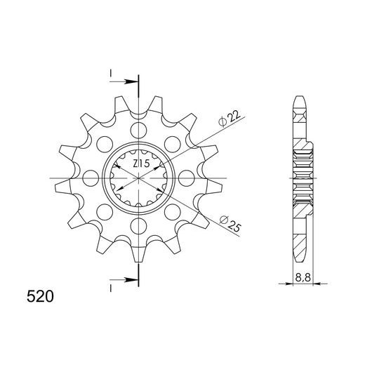REŤAZOVÁ SADA D.I.D CHAIN - ZLATÝ CHAIN 520 DZ, NON-SEALED, CHK FRONT SPROCKET SUPERSPROX, CHK REAR SPROCKET SUPERSPROX PRE HUSQVARNA FC 450 2016-2019