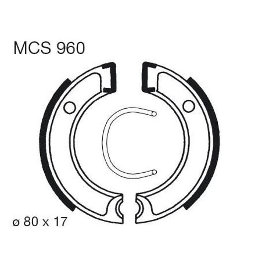 BRZDOVÉ ČEĽUSTE LUCAS MCS 960