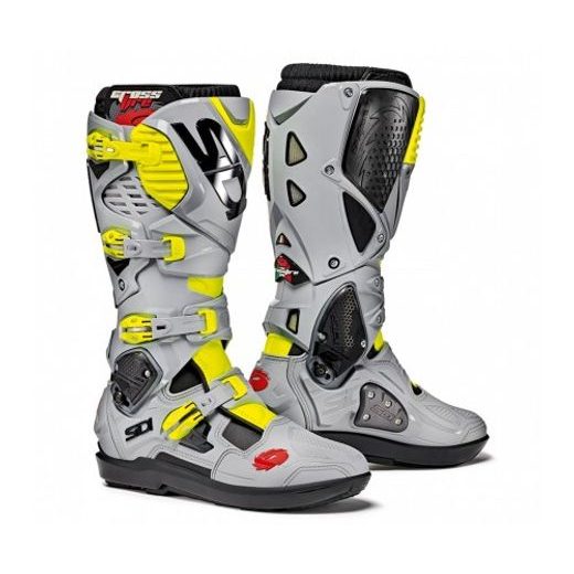 SIDI CROSSFIRE 3 SRS BLACK/ASH/YELLOW FLUO