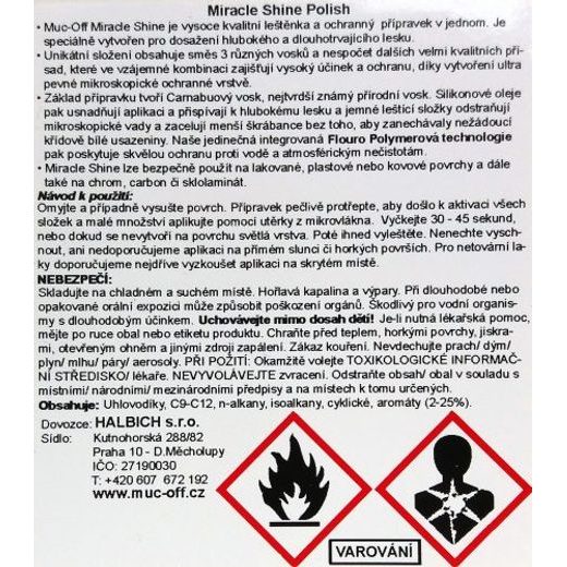 MUC-OFF MIRACLE SHINE POLISH 500ML