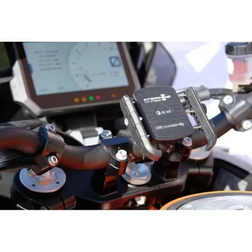 DRŽIAK NA MOBIL MOTOCRAB S INTEGROVANÝM USB PORTOM