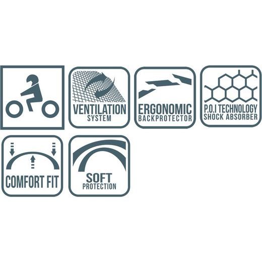 ACERBIS CHRÁNIČ HRUDI (TELA) GALAXY KOMPLET CE1621-3