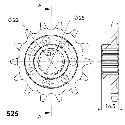 REŤAZOVÁ SADA D.I.D CHAIN - STRIEBORNÝ CHAIN 525 ZVM-X, X-RING (X, NX, QX, XS), CHK FRONT SPROCKET SUPERSPROX, CHK REAR SPROCKET SUPERSPROX STEALTH PRE DUCATI STREETFIGHTER 1098 (S) 2009-2013