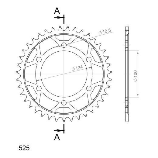 REŤAZOVÁ SADA D.I.D CHAIN - STRIEBORNÝ CHAIN 525 ZVM-X, X-RING (X, NX, QX, XS), CHK FRONT SPROCKET SUPERSPROX, CHK REAR SPROCKET SUPERSPROX PRE DUCATI MONSTER 1000 / S 2003-2005