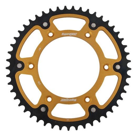 REŤAZOVÁ SADA EK - STRIEBORNÝ CHAIN 520 SRO, O-KRÚŽOK, CHK FRONT SPROCKET SUPERSPROX, CHK REAR SPROCKET SUPERSPROX STEALTH PRE HONDA CR 250 R 1994-2008