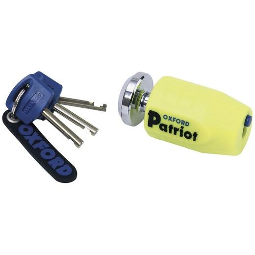 ZÁMOK KOTÚČOVÉ BRZDY OXFORDU PATRIOT ŽLTÝ PREDLŽENÝ