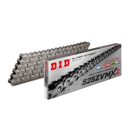 REŤAZOVÁ SADA D.I.D CHAIN - STRIEBORNÝ CHAIN 525 ZVM-X, X-RING (X, NX, QX, XS), CHK FRONT SPROCKET JT CHK RUBBER CUSHIONED, CHK REAR SPROCKET SUPERSPROX PRE DUCATI MONSTER 1000 / S 2003-2005