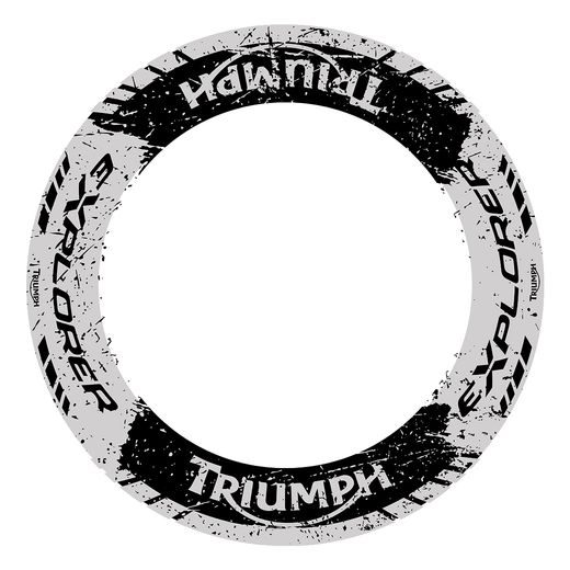 POLEP PREMIUM PRO TRIUMPH EXPLORER BLACK & GREY