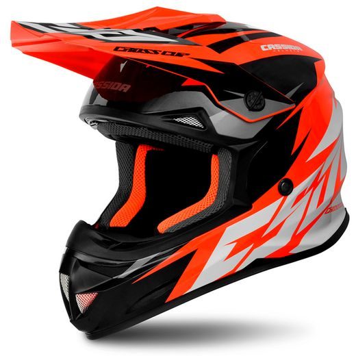 PRILBA CASSIDA CROSS CUP TWO - ORANGE/FLUO