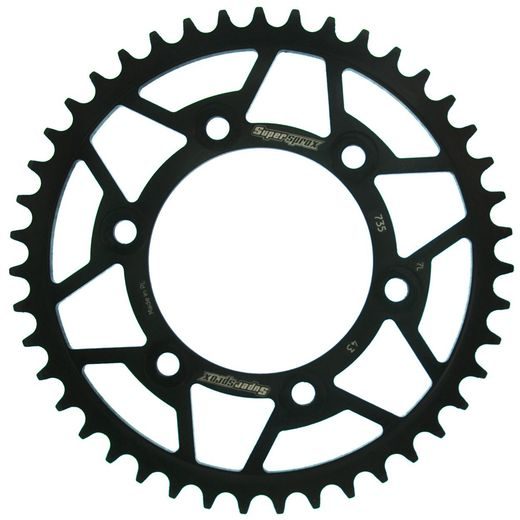 REŤAZOVÁ SADA EK - ČIERNA CHAIN 520 SRX, X-RING (X, NX, QX, XS), CHK FRONT SPROCKET SUPERSPROX, CHK REAR SPROCKET SUPERSPROX PRE DUCATI MONSTER 600 1995-1998