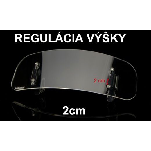 LOSTER DEFLEKTOR NA PLEXI NC4 TRANSPARENT