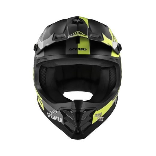 JUNIOR PROFILE BLACK/FLUO YELLOW MATT