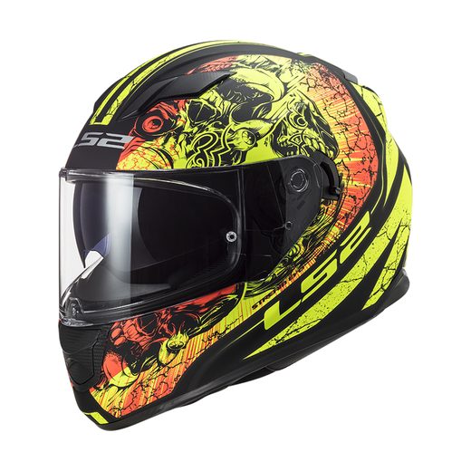 FF320 STREAM EVO THRONE MATT BLACK HV YELLOW