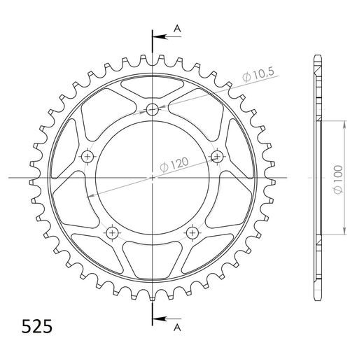REŤAZOVÁ SADA D.I.D CHAIN - STRIEBORNÝ CHAIN 525 ZVM-X, X-RING (X, NX, QX, XS), CHK FRONT SPROCKET JT CHK RUBBER CUSHIONED, CHK REAR SPROCKET SUPERSPROX PRE APRILIA SL 1000 FALCO 2000-2006