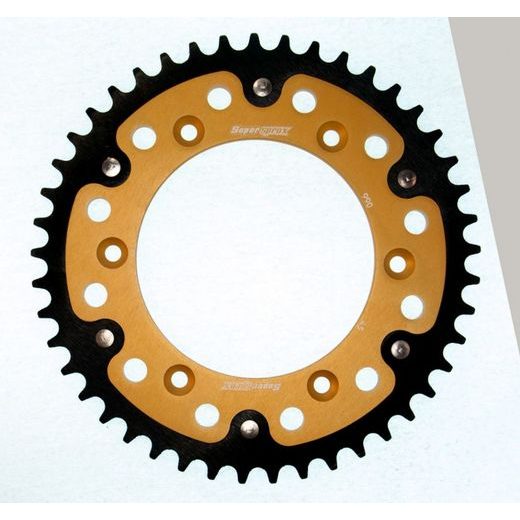 REŤAZOVÁ SADA EK - STRIEBORNÝ CHAIN 520 SRO, O-KRÚŽOK, CHK FRONT SPROCKET SUPERSPROX, CHK REAR SPROCKET SUPERSPROX STEALTH PRE HUSABERG FE 650/E 2003-2008