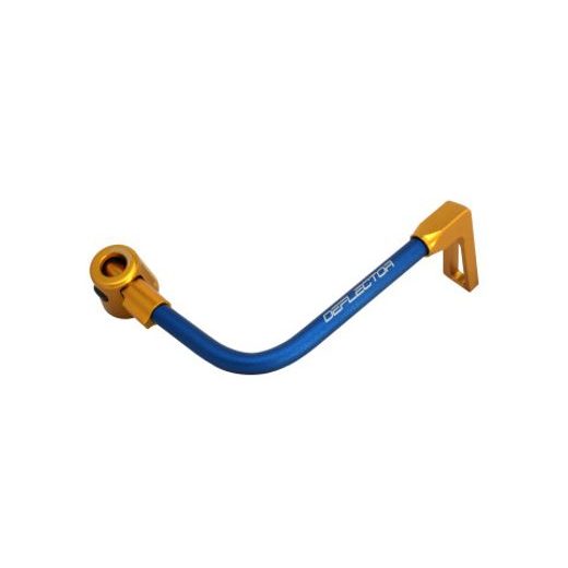 LEVER GUARD ACCOSSATO WITH BLUE HOSE AND JOINT RIGHT, ALUMINIUM