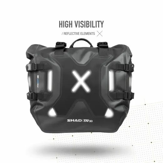 100 % VODEODOLNÉ BOČNÉ VAKY SHAD TR30 X0TR30