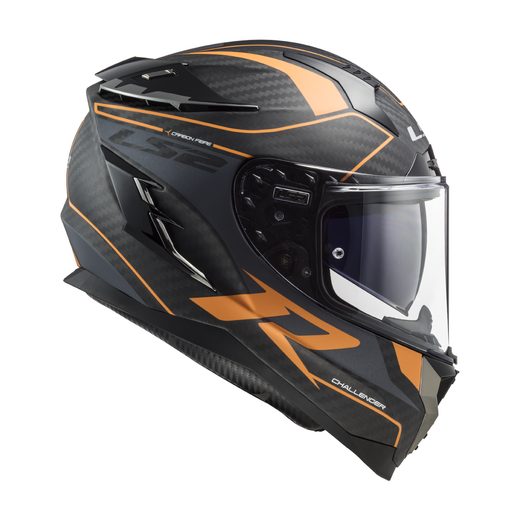 FF327 CHALLENGER C GRID MATT CARBON ORANGE