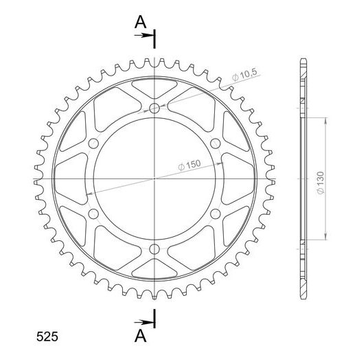 REŤAZOVÁ SADA EK - ZLATÝ CHAIN 525 MVXZ, X-RING (X, NX, QX, XS), CHK FRONT SPROCKET JT CHK RUBBER CUSHIONED, CHK REAR SPROCKET SUPERSPROX PRE HONDA XRV 650 AFRICA TWIN 1988-1990