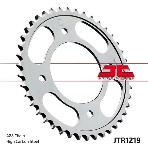 REŤAZOVÁ SADA D.I.D CHAIN - STRIEBORNÝ CHAIN 428 VX, X-RING (X, NX, QX, XS), CHK FRONT SPROCKET JT, CHK REAR SPROCKET JT PRE HONDA CBF 125 2009-2013