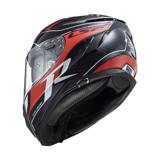 FF327 CHALLENGER C GRID BLUE CARBON RED