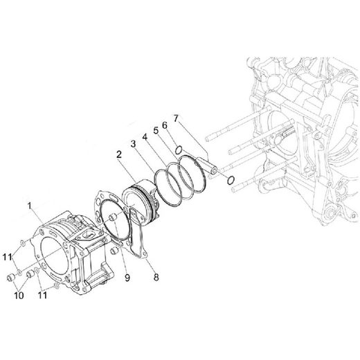CYLINDER- PISTON GROUP