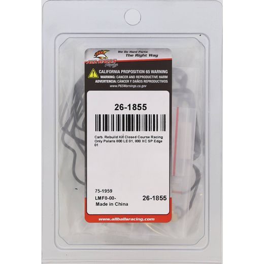 OPRAVNÁ SADA KARBURÁTORA ALL BALLS RACING CARK26-1855