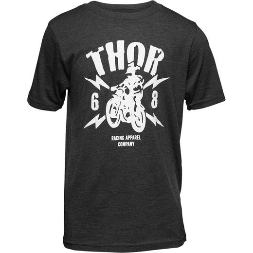 THOR JUNIOR LIGHTENING CHARCOAL TEE