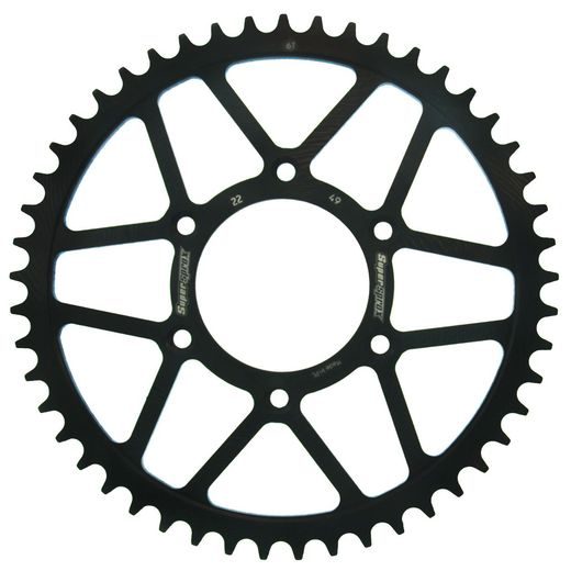 REŤAZOVÁ SADA EK - STRIEBORNÝ CHAIN 520 DEX, X-RING (X, NX, QX, XS), CHK FRONT SPROCKET SUPERSPROX, CHK REAR SPROCKET SUPERSPROX PRE APRILIA RX 125 (>2008) 2008-2012