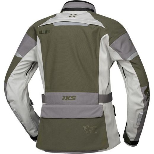 WOMEN'S LAMINATED JACKET IXS VENTURE-STX 1.0 X2-011605 LIGHT GREY-OLIVE DS