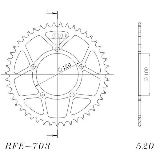 REŤAZOVÁ SADA EK - ZLATÝ CHAIN 520 MVXZ, X-RING (X, NX, QX, XS), CHK FRONT SPROCKET JT CHK RUBBER CUSHIONED, CHK REAR SPROCKET SUPERSPROX PRE APRILIA PEGASO 650 STRADA 2005-2009
