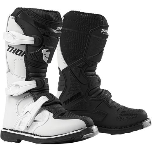 JUNIOR BLITZ XP WHITE/BLACK BOOT