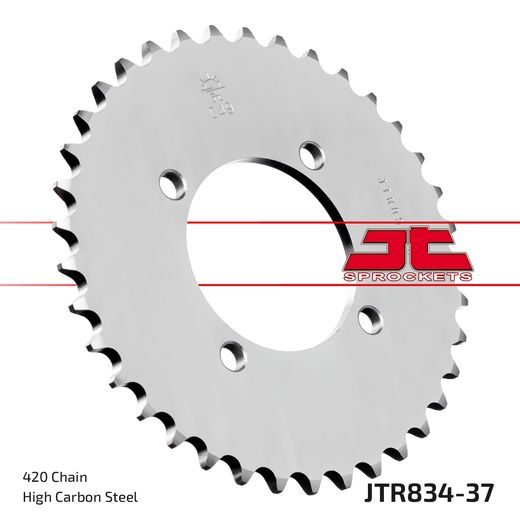 REŤAZOVÁ SADA EK - STRIEBORNÝ CHAIN 420 SH, NON-SEALED, CHK FRONT SPROCKET JT, CHK REAR SPROCKET JT PRE YAMAHA TT-R 50 E 2006-2025