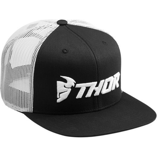 THOR TRUCKER BLACK/WHITE SNAPBACK