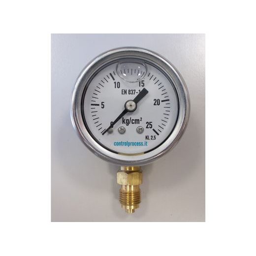 UNIVERSAL MANOMETER BITUBO (0-25 KG/CM) 1/8 GAS