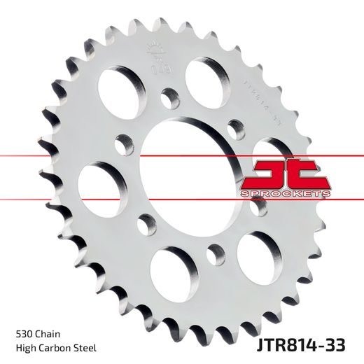 REŤAZOVÁ SADA EK - STRIEBORNÝ CHAIN 530 SRO, O-KRÚŽOK, CHK FRONT SPROCKET JT, CHK REAR SPROCKET JT PRE SUZUKI GT 500 1976-1978