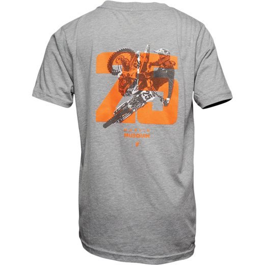 THOR JUNIOR MUSQUIN 25 HEATHER GRAY TEE