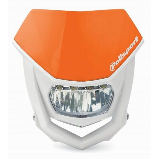 MASKA SO SVETLOM POLISPORT HALO LED 8667100004 S LED SVETLOM ORANŽOVÁ