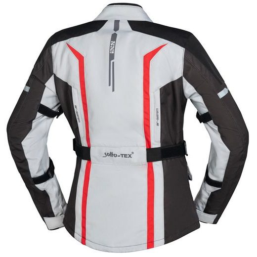 TOUR WOMEN'S JACKET IXS EVANS-ST 2.0 X56048 SIVO-ČERVENÉ DS