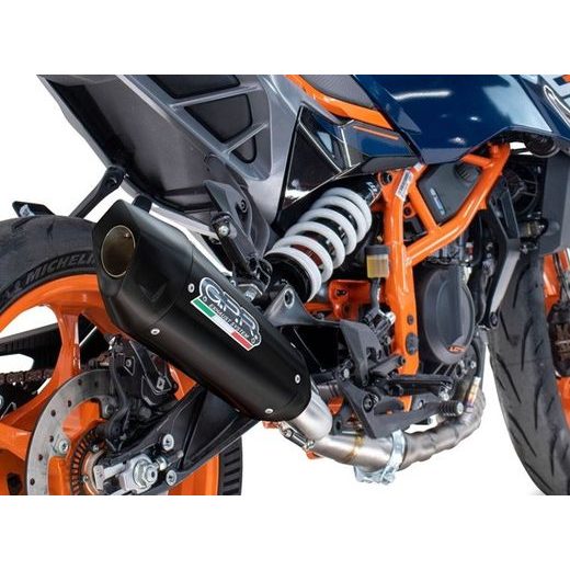 KONCOVKA VÝFUKU SLIP-ON GPR GP-REVO HU.59.6.GPRBLTIT TITANIUM MATTE BLACK INCLUDING REMOVABLE DB KILLER AND LINK PIPE