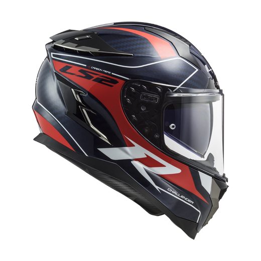 FF327 CHALLENGER C GRID BLUE CARBON RED