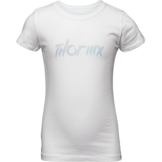 THOR JUNIOR GIRL'S MX WHITE TEE